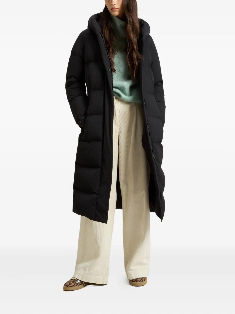 Woolrich Cloud Madison Coat In Black