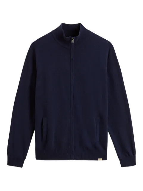 Woolrich wool zip-up cardigan