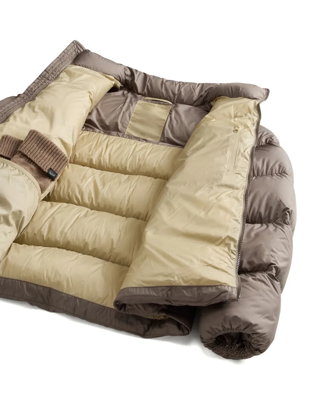 Woolrich quilted high-neck jacket Bruin