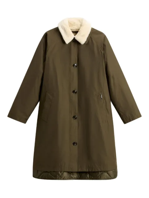 Woolrich polstret frakke i imiteret pels