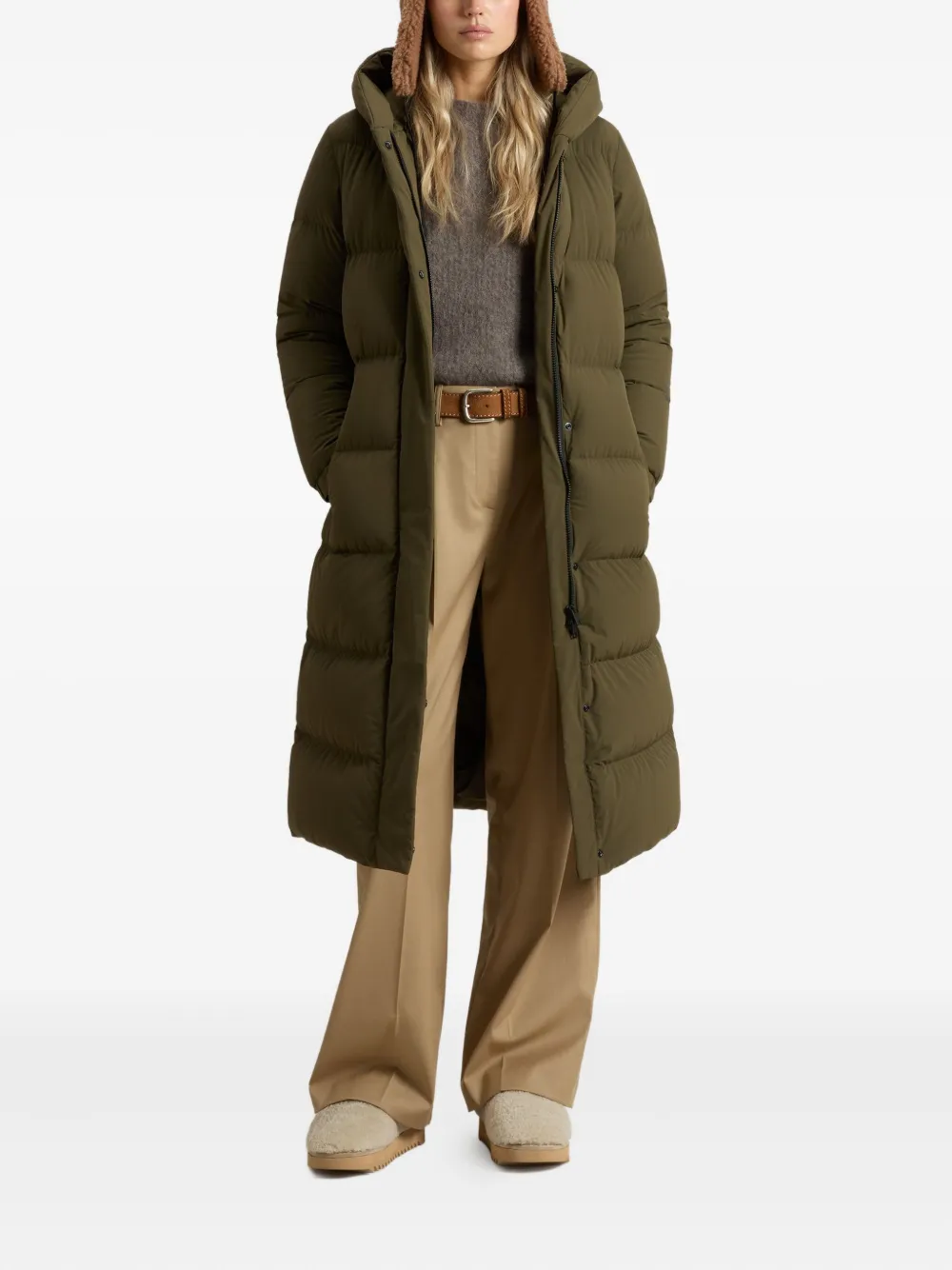 Woolrich hooded quilted zip-fastening coat | Parkas | Image 2