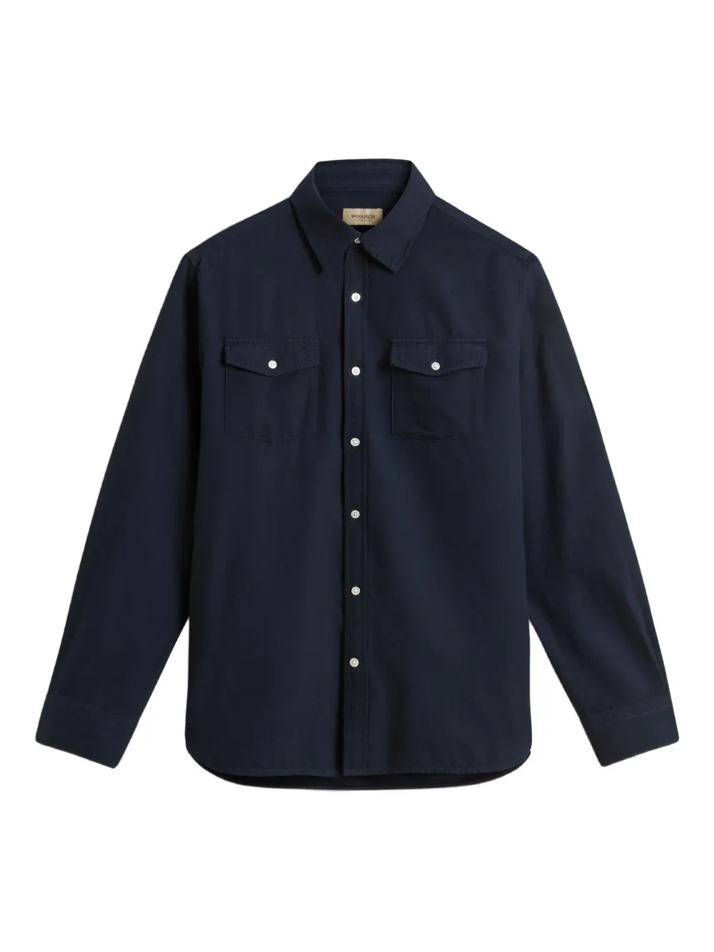 Woolrich Flannel Duncan Shirt In Blue