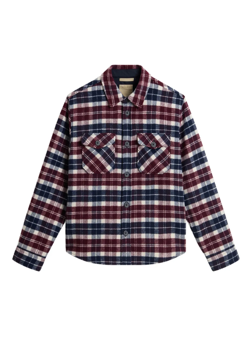 Woolrich Ranger geruit shirtjack met zak Blauw