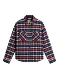 Woolrich Ranger check pocket overshirt - Blue