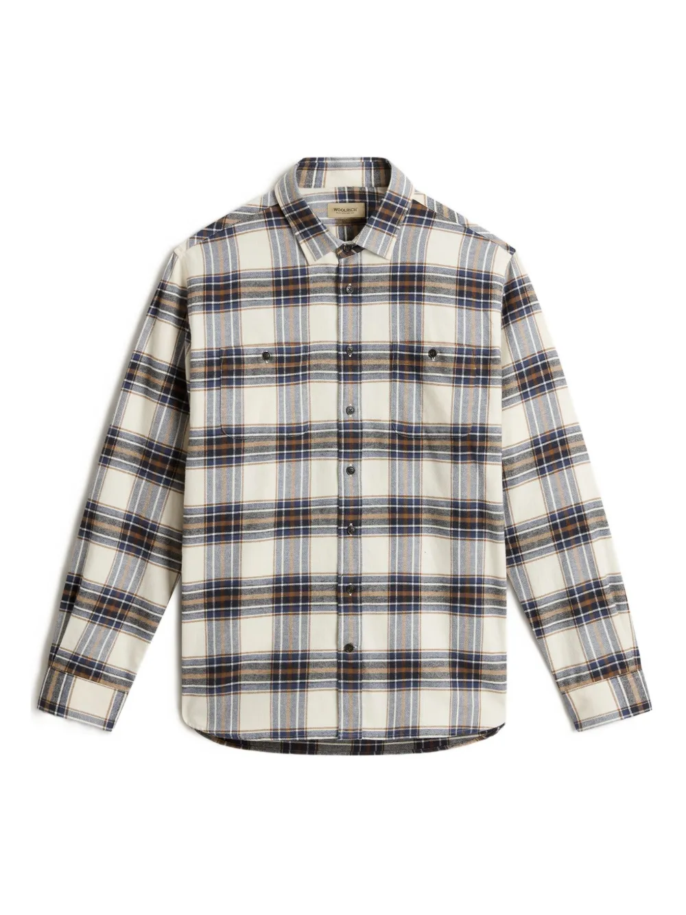 Woolrich check-pattern flannel shirt | Neutrals | Image 1