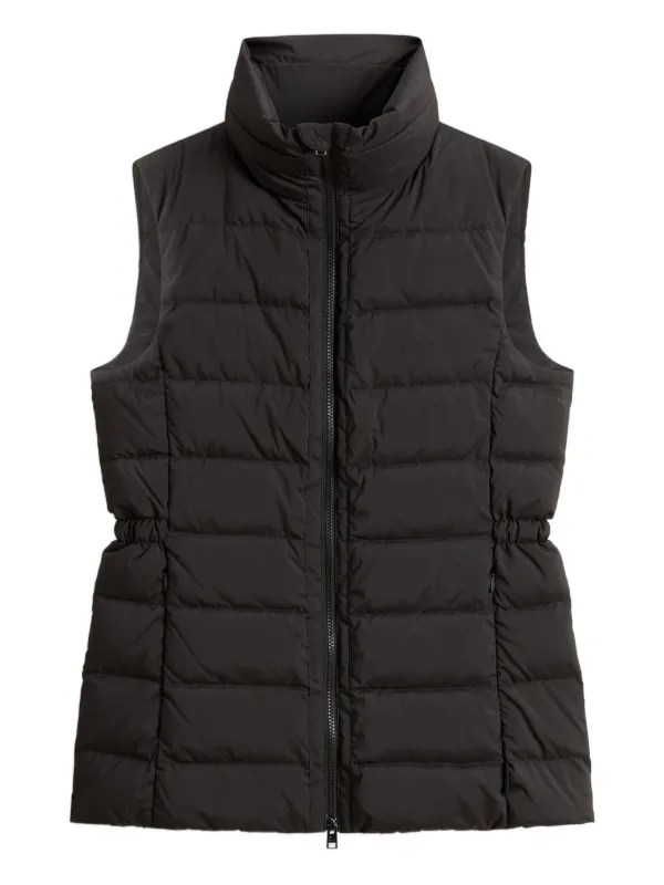 Woolrich Shirley ハイネック キルティングベスト | ブラック 