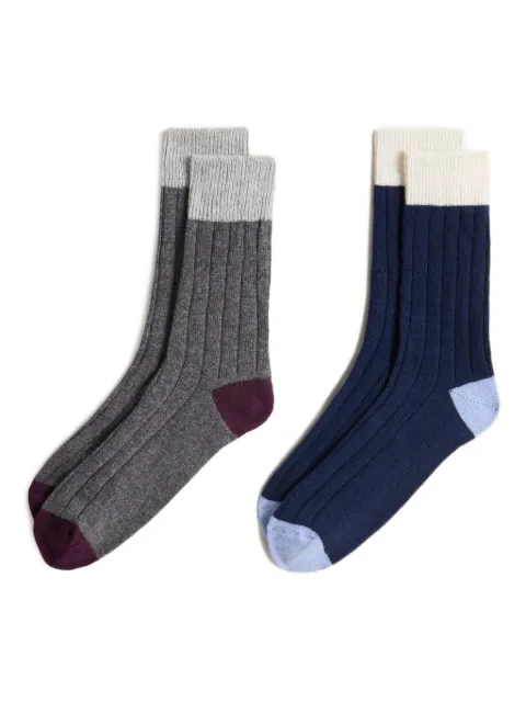 Woolrich ribbed wool socks (pack of two)