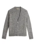 Woolrich alpaca wool-blend speckled cardigan - Grey
