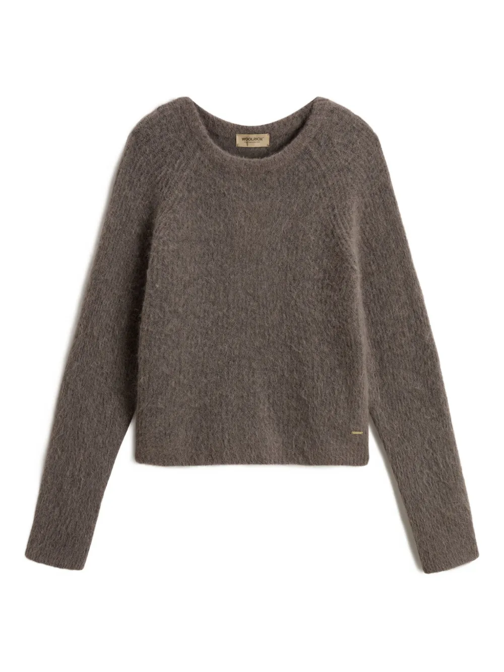 Woolrich Crew-neck Sweater In Brown