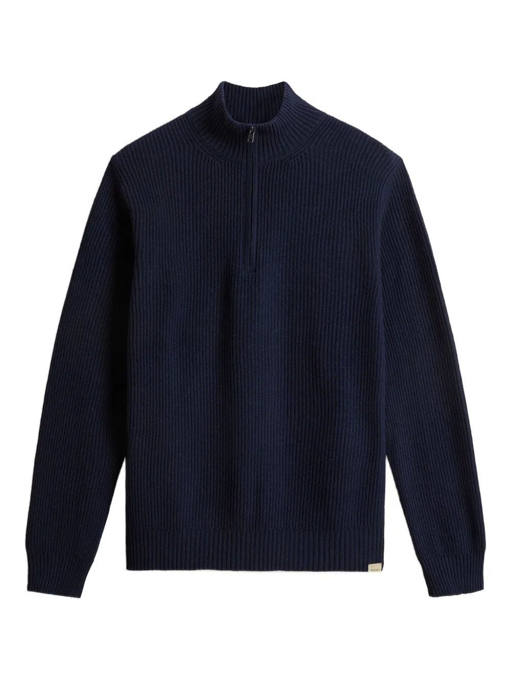 Woolrich ribbed half-zip sweater | Blue | Image 1