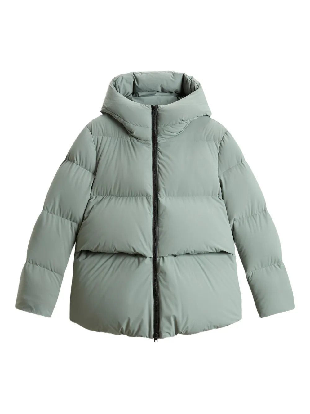 Woolrich フーデッド パデッドジャケット - グリーン Woolrich フーデッド パデッドジャケット - グリーン