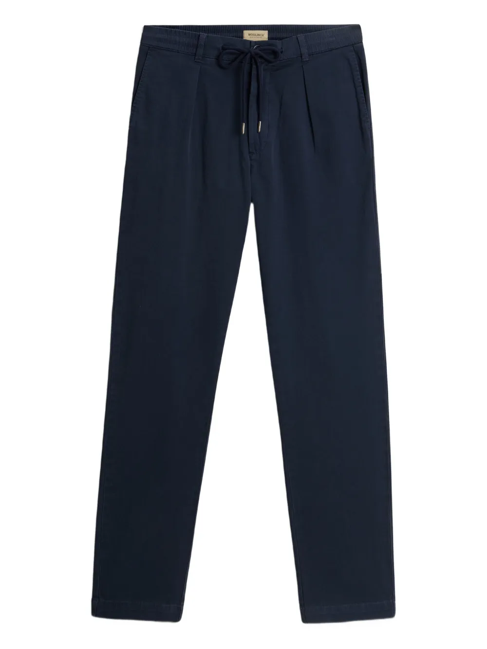 Woolrich Pleated Drawstring Trousers In Blue