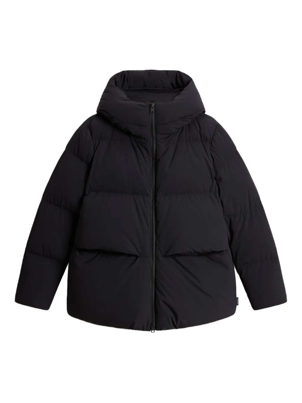 Woolrich hooded puffer jacket Zwart