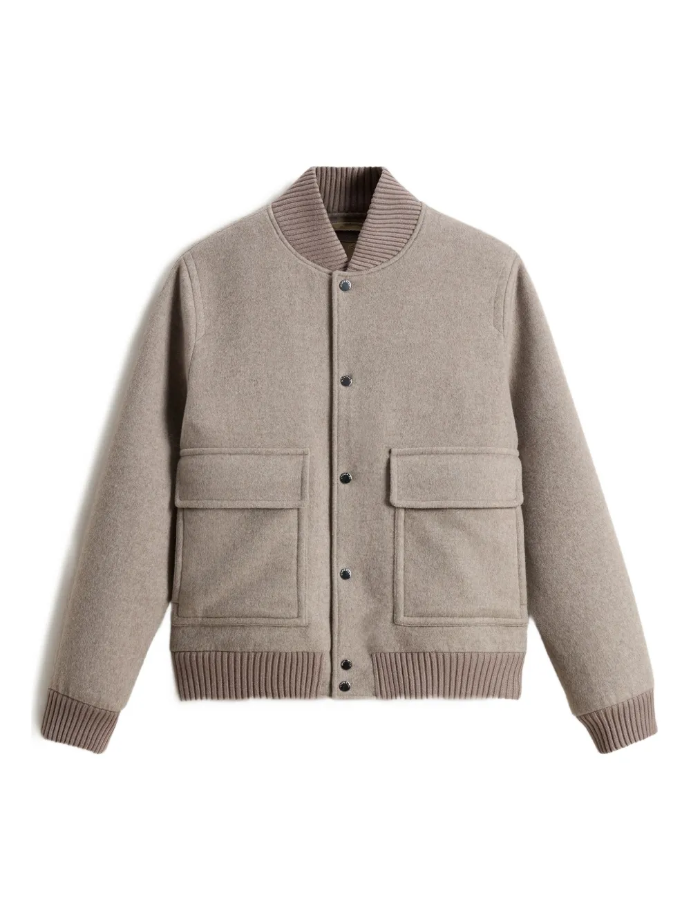 Woolrich twill-weave bomber jacket | Neutrals | Image 1