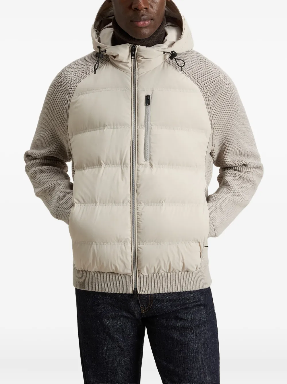 Woolrich Jas met gebreid vlak Grijs