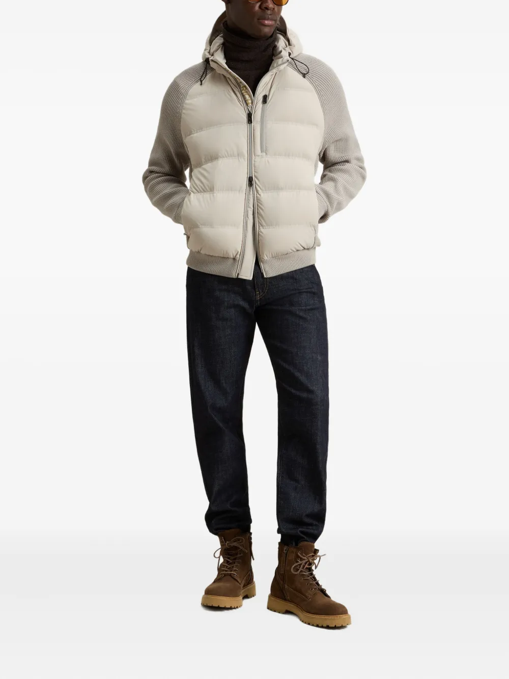 Woolrich Jas met gebreid vlak - Grijs