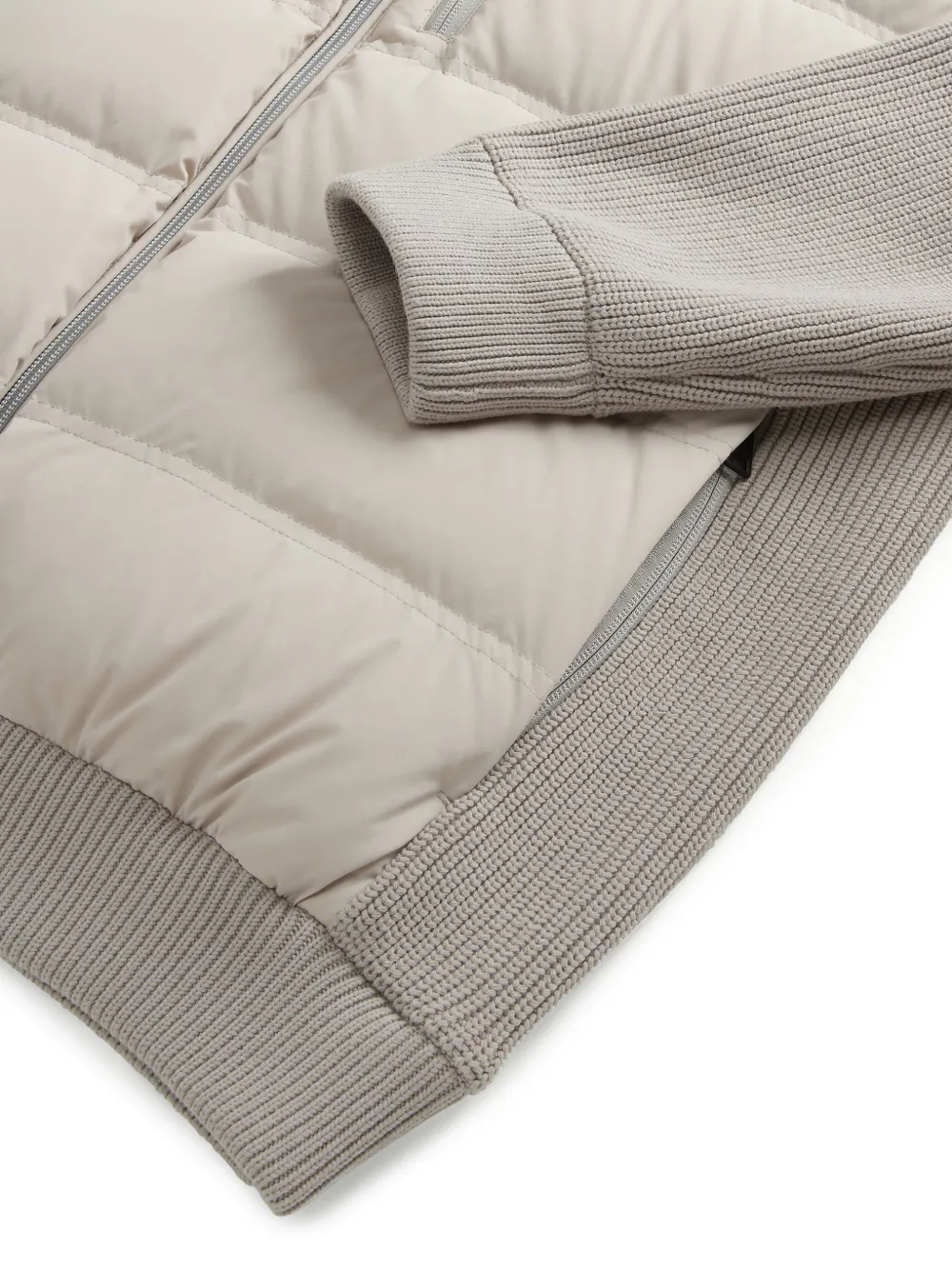 Woolrich Jas met gebreid vlak Grijs