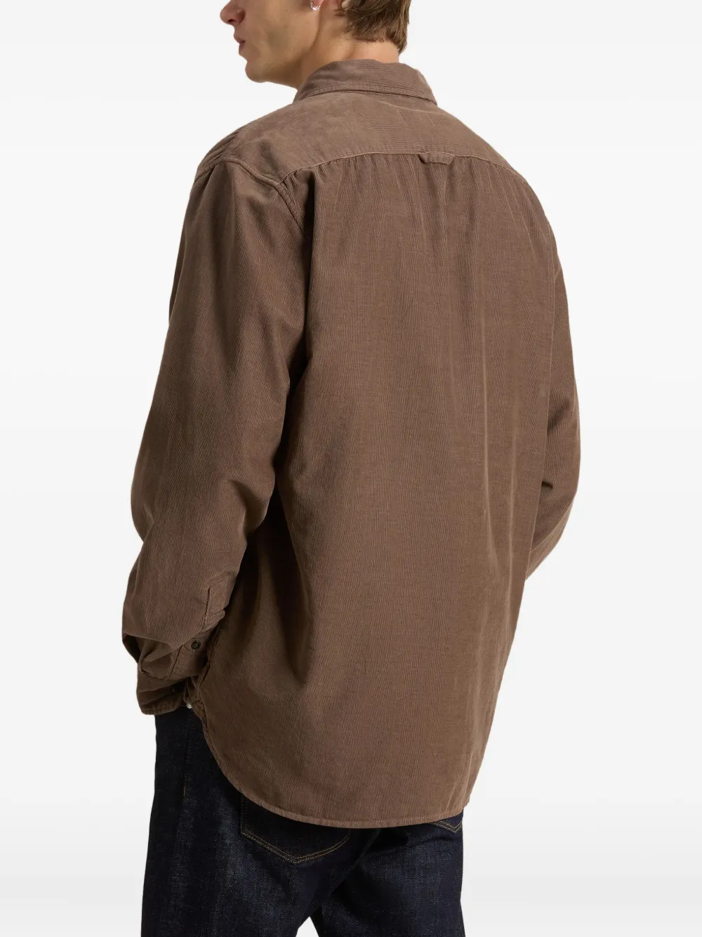 Woolrich Ribfluwelen overhemd Bruin