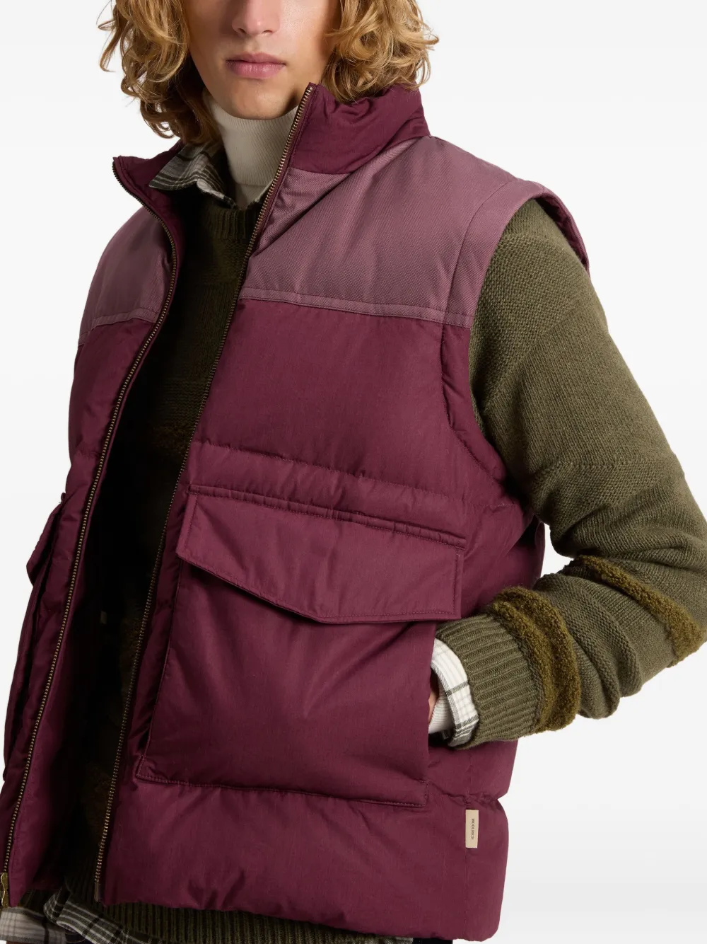 Woolrich Verstelbaar donsjack Rood