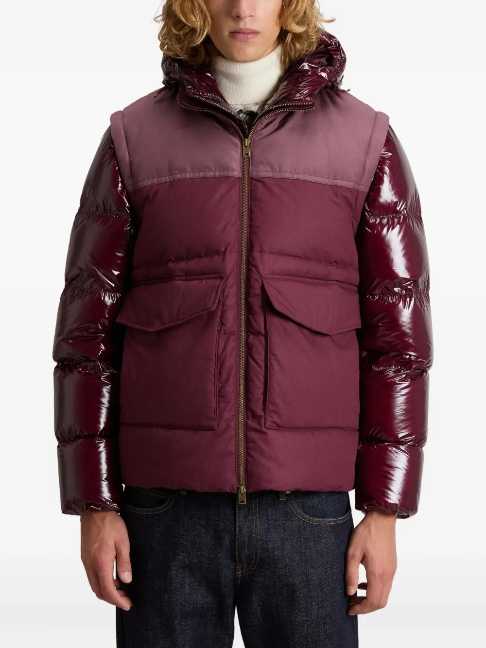 Woolrich Verstelbaar donsjack Rood