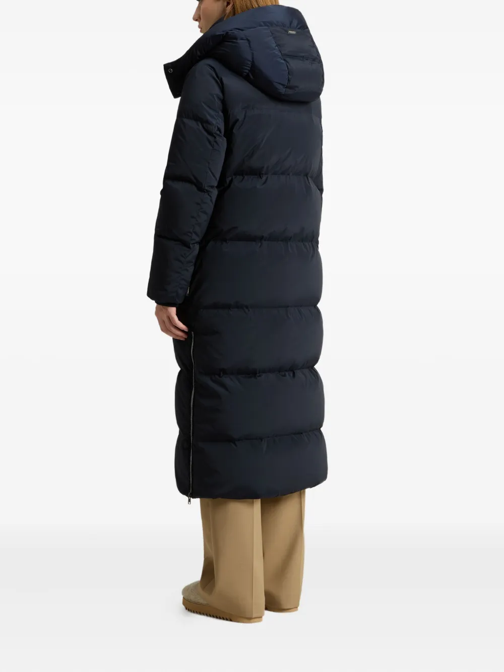 Woolrich Kelly Hooded Parka In Blue