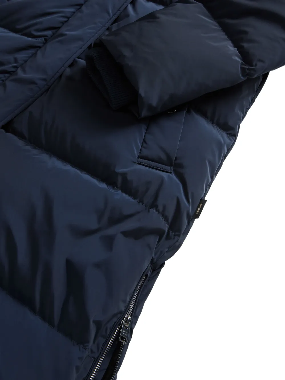Woolrich Kelly Hooded Parka In Blue