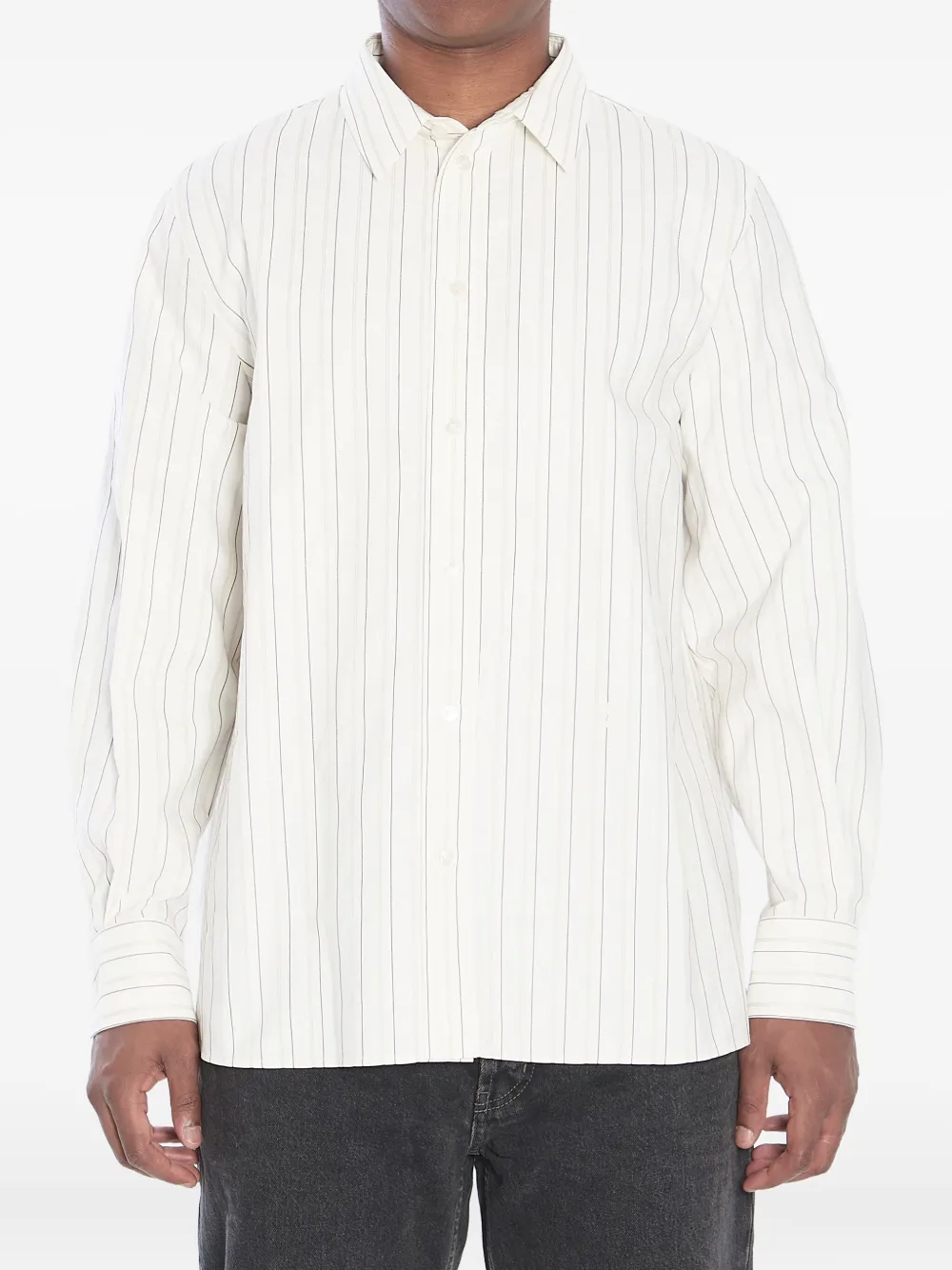 striped cotton shirt