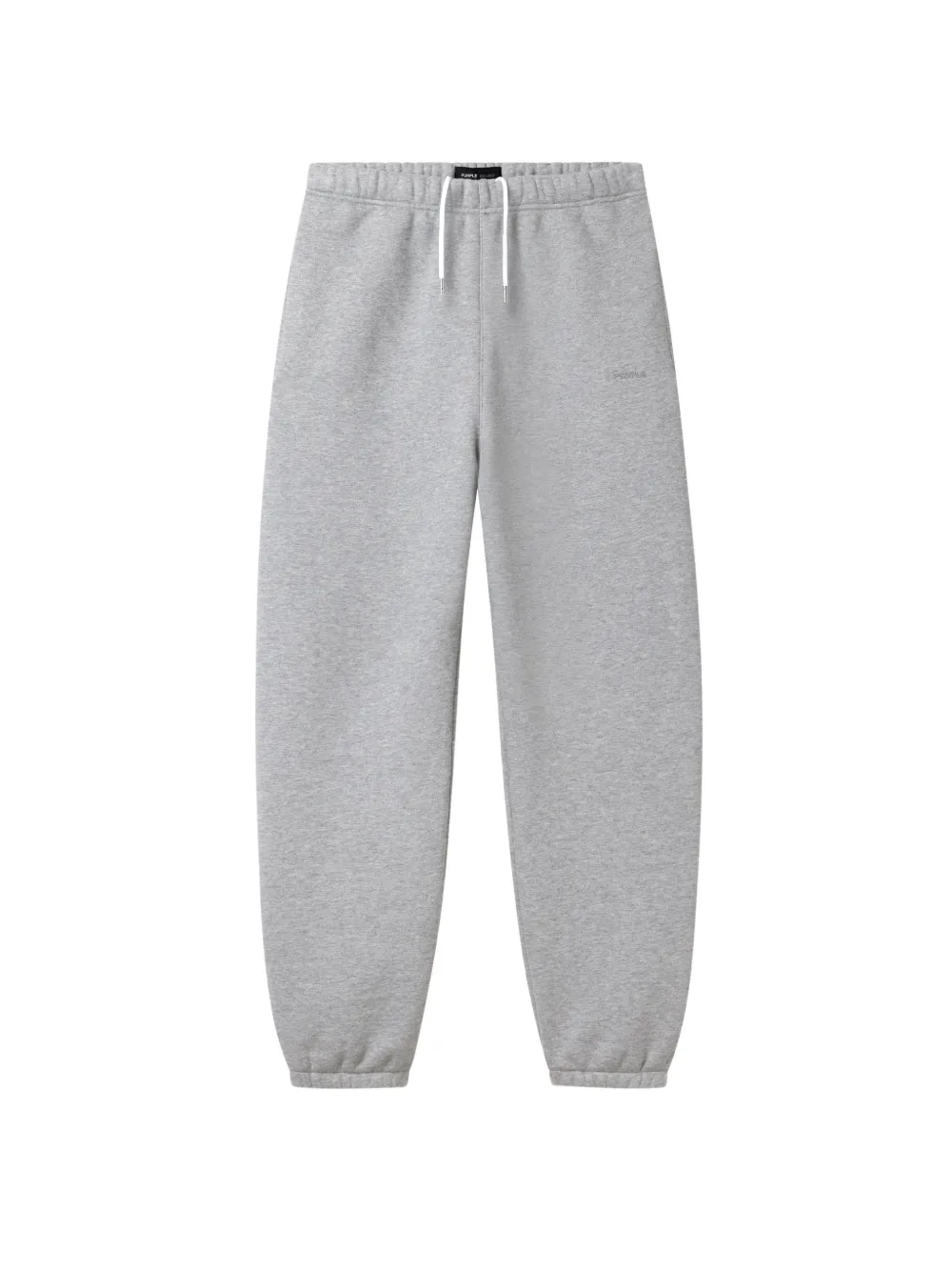 Purple Brand logo-embroidered drawstring track pants Grijs