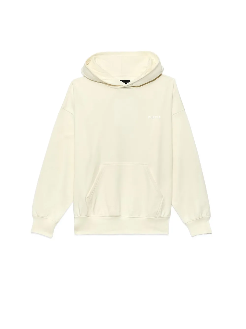 Purple Brand Katoenen hoodie met logoprint Wit