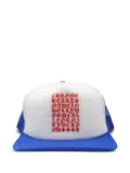 Chrome Hearts Eyechart trucker hat - Blue