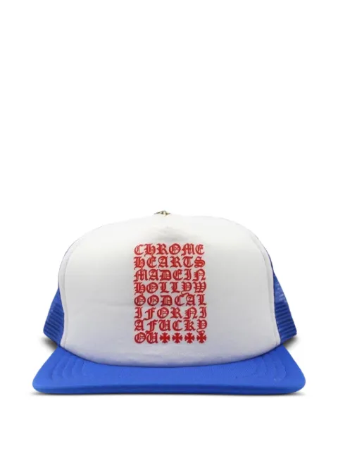 Chrome Hearts Eyechart trucker hat