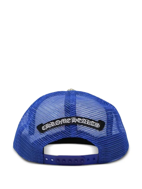 Chrome Hearts Eyechart Trucker Hat | Blue | FARFETCH