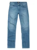 PAIGE back patch straight-leg jeans - Blue