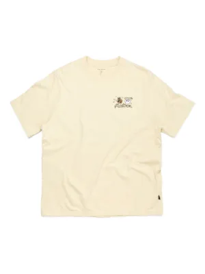 malbon ウサギイラスト Tシャツ ホワイトS Malbon Golf メンズ T