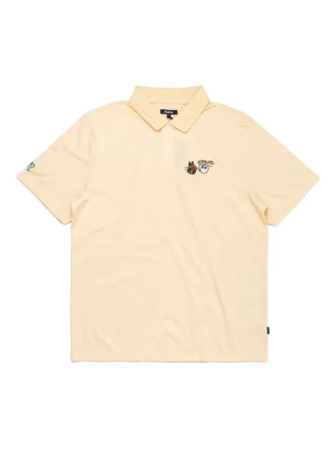 Malbon Golf Two Man Scramble embroidered polo shirt