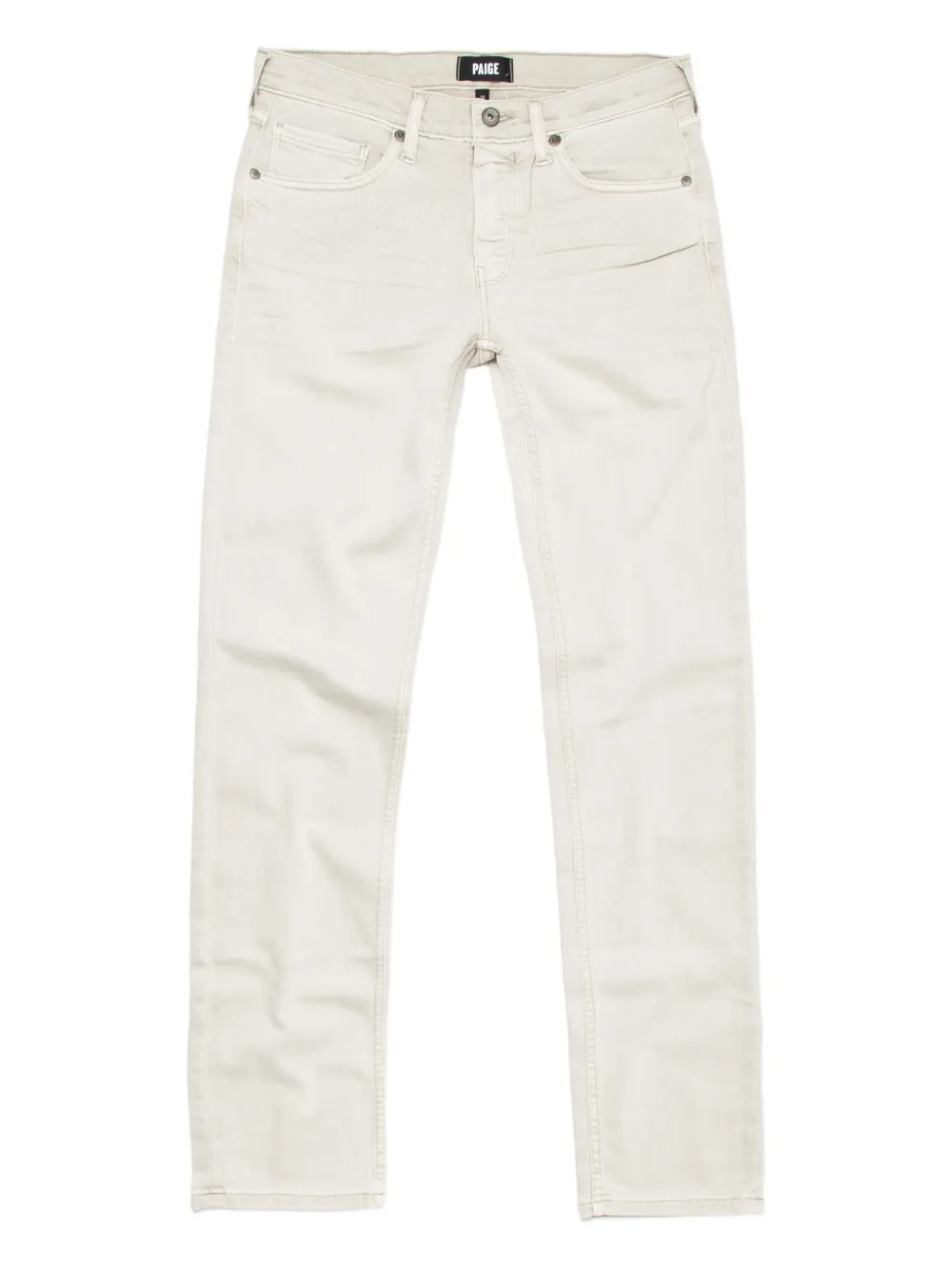 back-patch straight-leg jeans