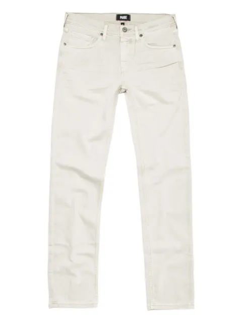 PAIGE back-patch straight-leg jeans