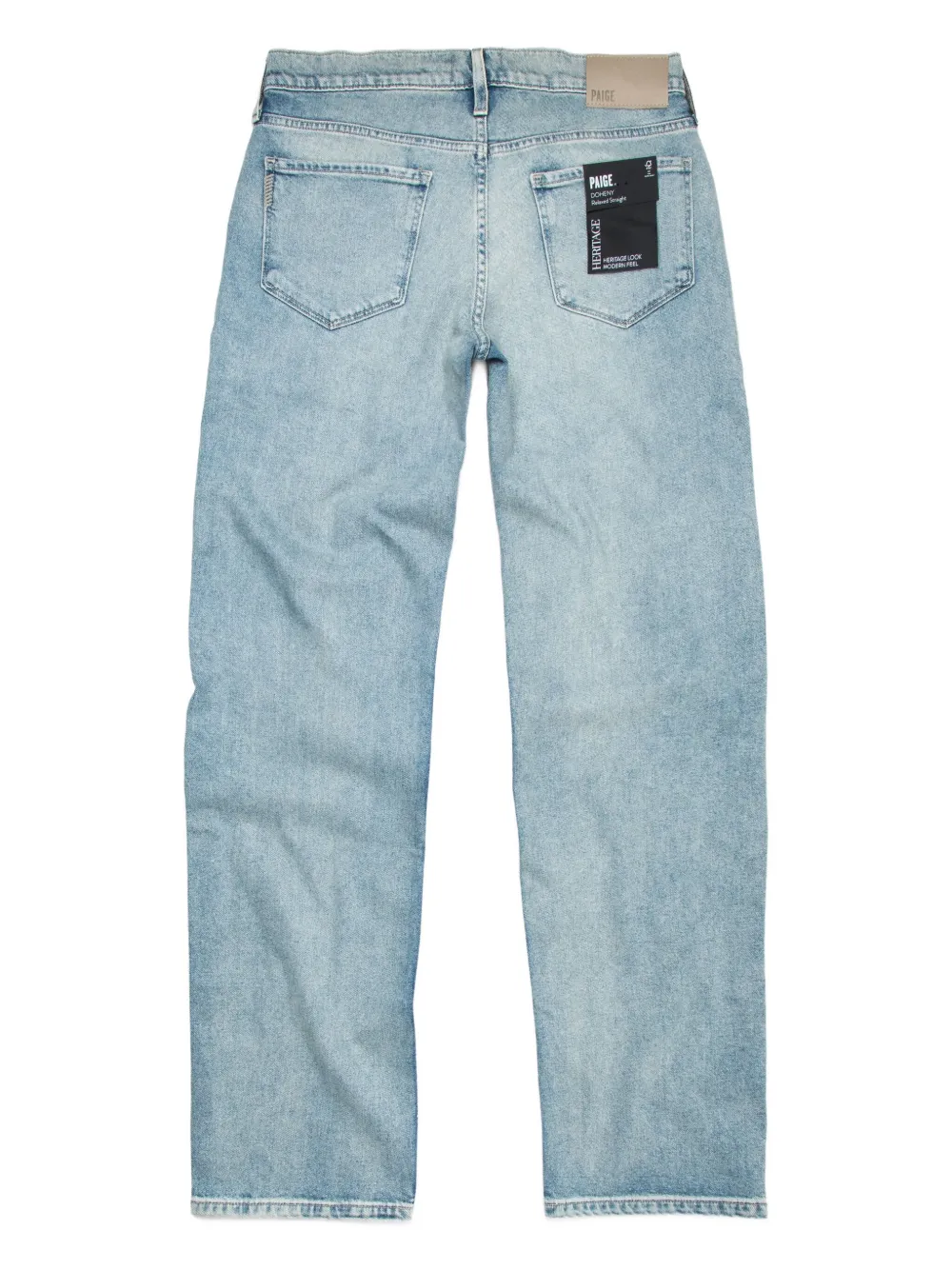 PAIGE Doheny light-wash straight-leg jeans - Blauw