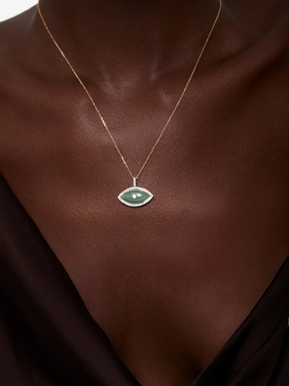 Eve Jade Diamond Necklace