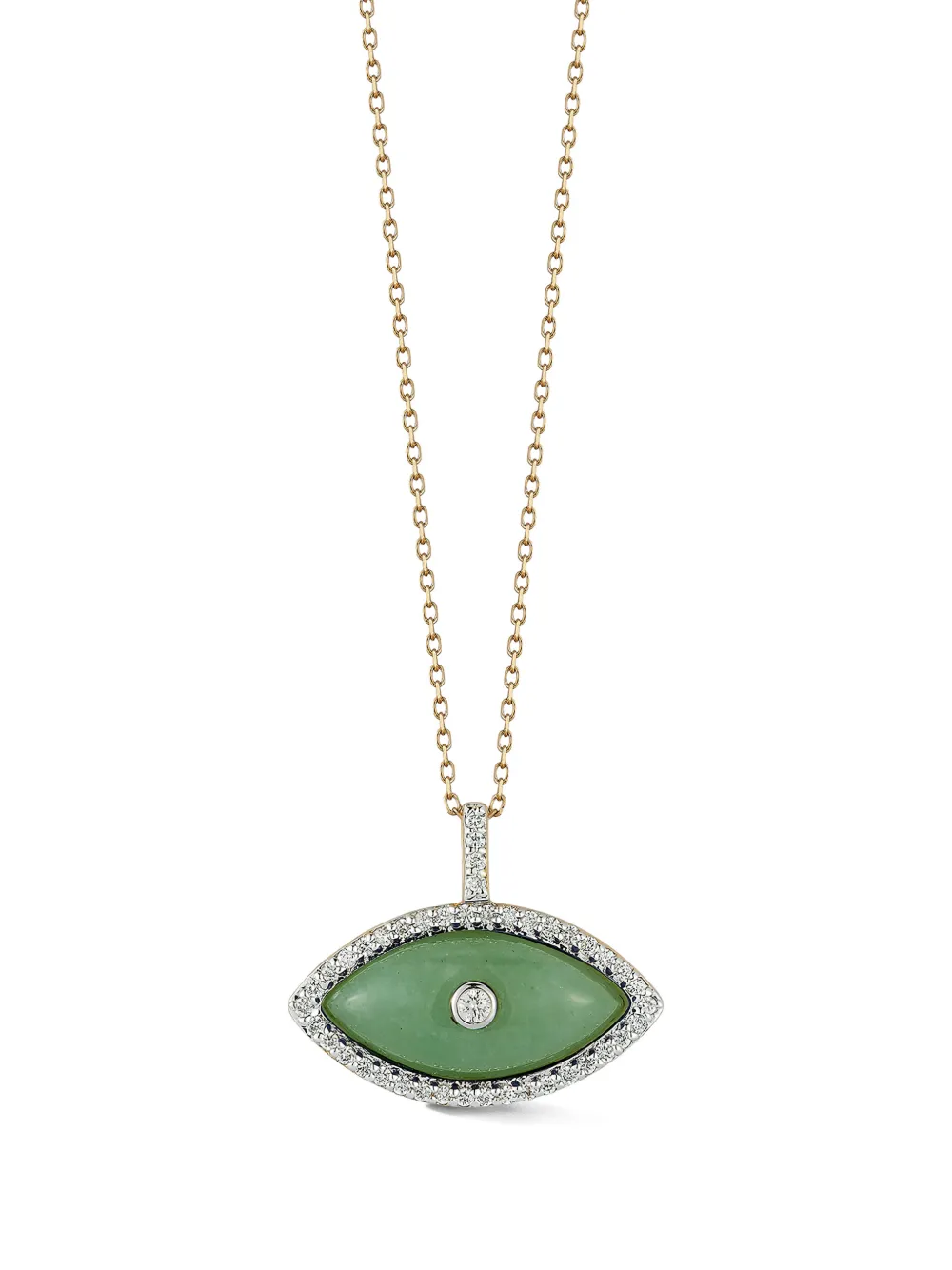 Mateo 14kt gold Eve Jade necklace - Verde