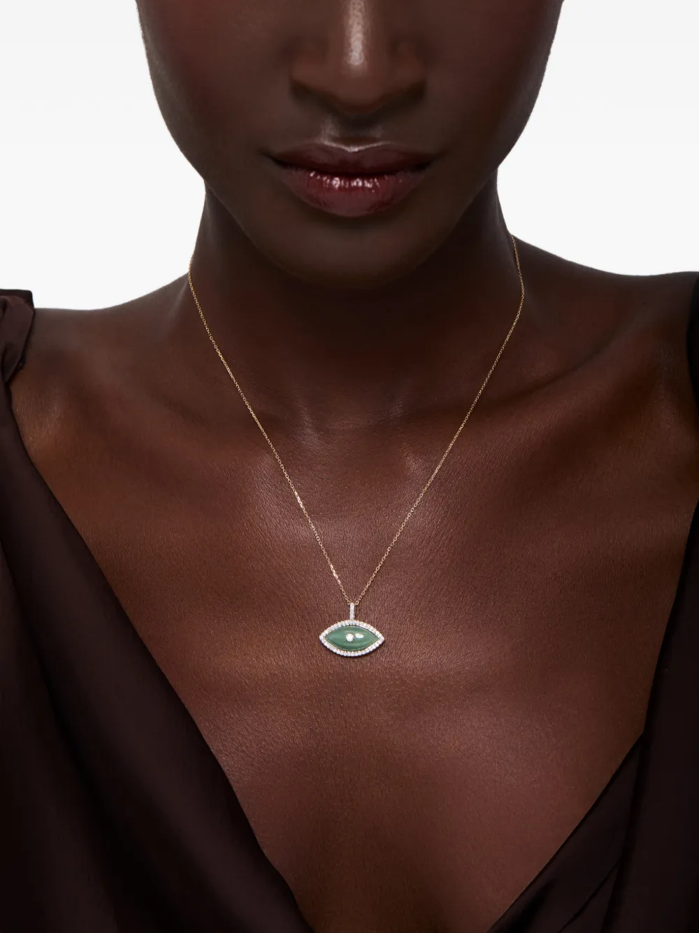 Eve Jade Diamond Necklace