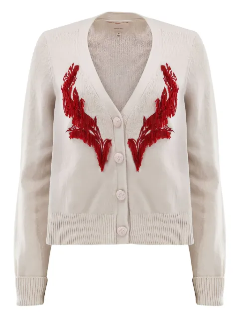 Cinq A Sept fringe-detail cardigan