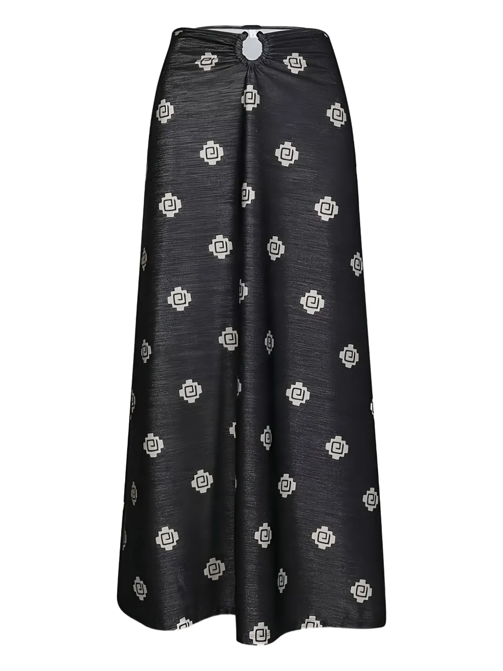 Johanna Ortiz geometric-print midi A-line skirt | Black | Image 1