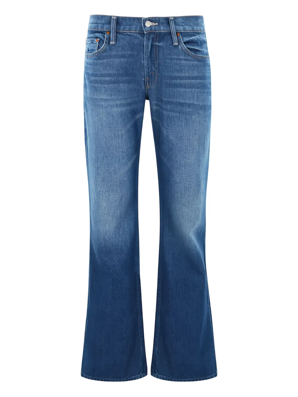 Mother The Takeout Bootcut Jeans In Blue