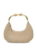 Simkhai Nixi twist-handle suede tote bag - Neutrals