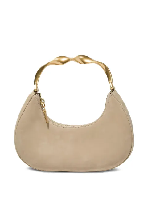 Simkhai Nixi twist-handle suede tote bag