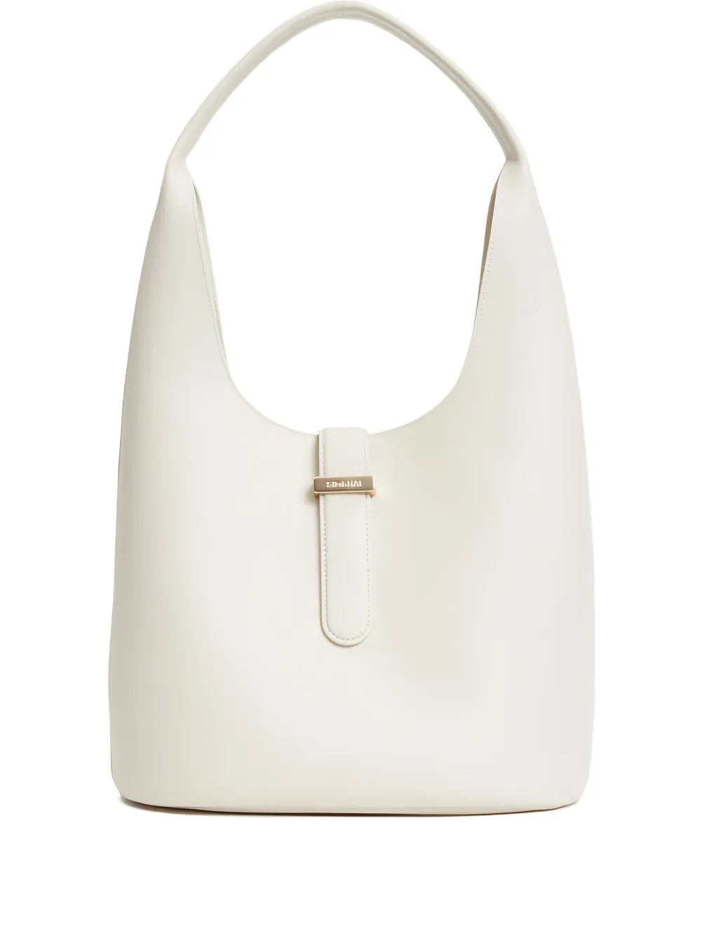 Simkhai Khai Leather Clasp Shoulder Bag In Neutral