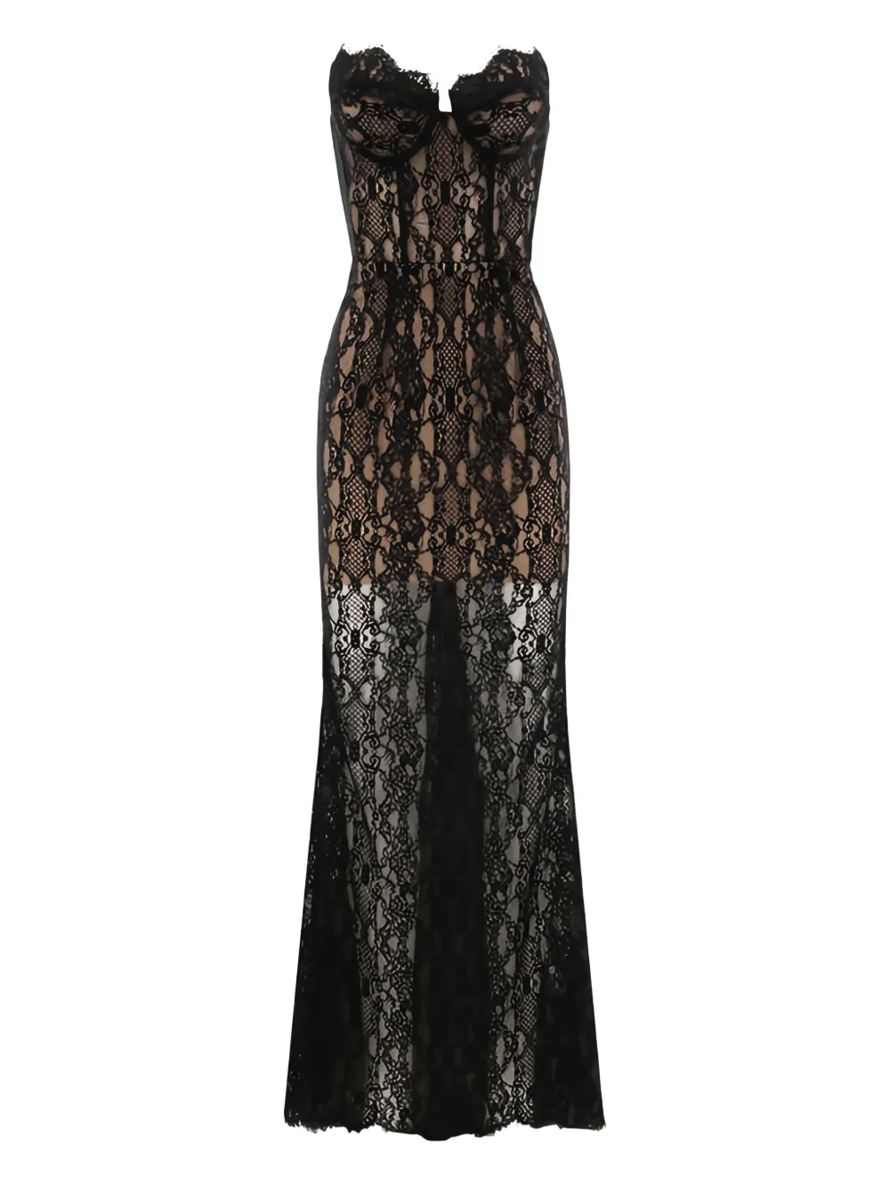 Bronx and Banco Kiera maxi gown dress | Black | Image 1