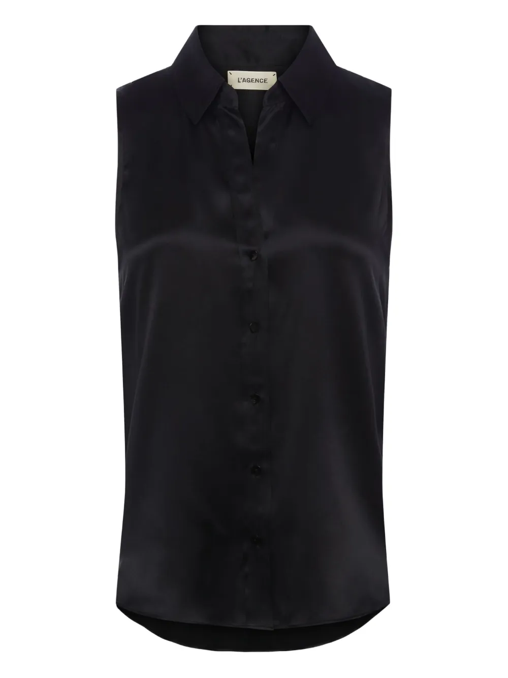 L Agence Sleeveless Blouse In Black