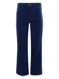 MOTHER The Bookie Flood corduroy jeans - Blue